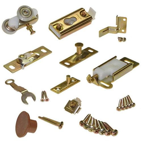 Johnson Hardware Series 100 Folding Door Hardware Set for 2 Doors