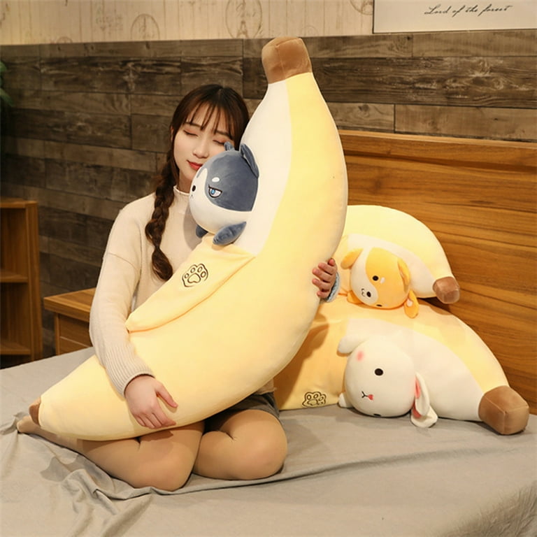 Cute Banana Soft Stuffed Plush Pillow Toy