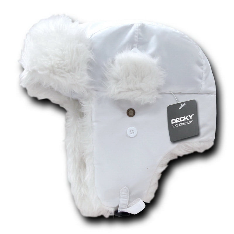 Decky 777 Aviator Hats, White, S_M 