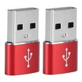 thumbnail image 1 of Simple Plug And Play USB Adapter, Type-C Adapter, Synchronization Or Data Transmission Compatible For OTG For Charging Silver,Black,Gold,Red,Pink, 1 of 8