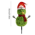 thumbnail image 5 of Snowman Christmas Tree Ground Stake 2025 - Outdoor Snowman Yard Decoration for Christmas Holiday, Winter Garden, Front Lawn Decor with Plug-in Installation for Family, 5 of 7