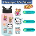 thumbnail image 3 of 200Pcs Water Bottle Stickers for Kids Teens, Waterproof Vinyl Stickers, Stickers for Water Bottles, Teacher Prizes & Classroom Must Haves, 3 of 7