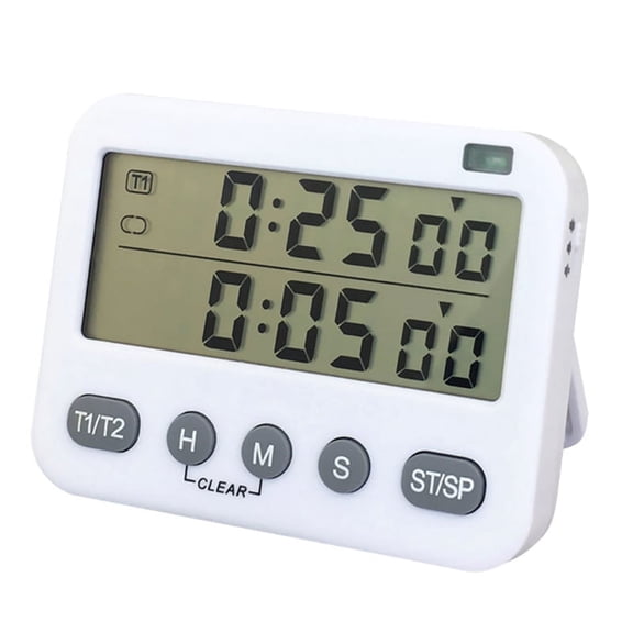 Techinal For Cooking, Digital Timer Magnetic Countdown Timer w/ Seconds, with 3-Level Adjustable Alarm Volume