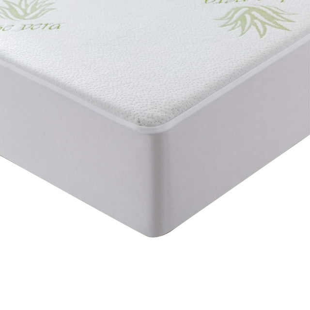 StarNight - Aloe Vera Bamboo Padded Mattress Protector, Hypoallergenic, Queen Size