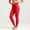 Red, variant on ZZwxWA Womens Fashion Leggings Elastic Winter Tight High Waisted Long Pants | Casual Lightweight Solid Color Sportswear Trousers