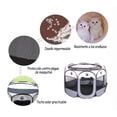 thumbnail image 3 of Corral Jaulas Para Perros Gato Conejos Plegable Mascota Casa Modelo Marron, 3 of 4