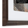 thumbnail image 3 of ArtToFrames 20x24 Inch Walnut Picture Frame, This Brown Wood Poster Frame is Great for Your Art or Photos, Comes with 060 Plexi Glass (4094), 3 of 8