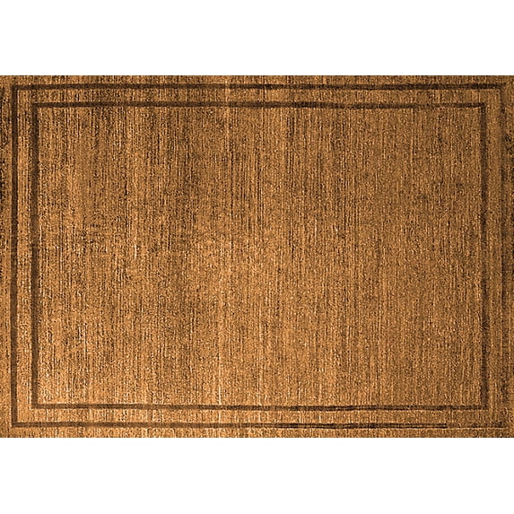 Ahgly Company Indoor Rectangle Oriental Orange Industrial Area Rugs, 5' x 8'