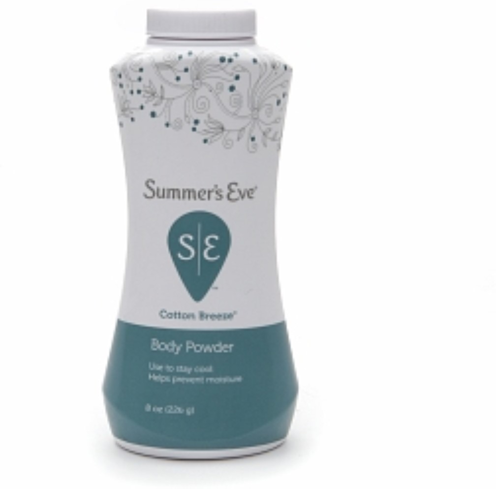 Summer's Eve Feminine Powder Cotton Breeze 8 oz (Pack of 4)