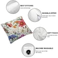 thumbnail image 4 of JRXY Throw Pillow Covers,Pillowcases,Pillow Cases,Floral Jungle Plant, 2-Pc White, 4 of 6