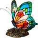 thumbnail image 1 of Lámpara de mesita de noche LED Tiffany Blue Fairy Butterfly Mesita de noche Lámparas de mesa Pantalla de vidrieras Interruptor de encendido y apagado Lámpara de escritorio de oficina en casa, 1 of 5