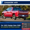 thumbnail image 2 of Rear Bumper for Ram 1500 2025,Full Width Rear Bumper with D-Rings & Pod Lights & Stepped Platform,Type 2, 2 of 10