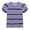 Purple C, variant on WRKEKC Girls Short Sleeve Tops Puff Sleeve Floral Print Round Neck Summer Casual Blouse for 4-15 Years