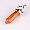 thumbnail image 1 of Pendentif en Quartz Pierre Naturelle Cristal agate Balle Hexagone Pendentif Collier, 1 of 5