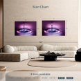 thumbnail image 4 of Elephant Stock Dark Metallic Red Wall Art - Horizontal Canvas Wall Art - Living Room Wall Decor - Nature Canvas - Purple And Blue Decor By Heidi Westum - 48" x 32", 4 of 8