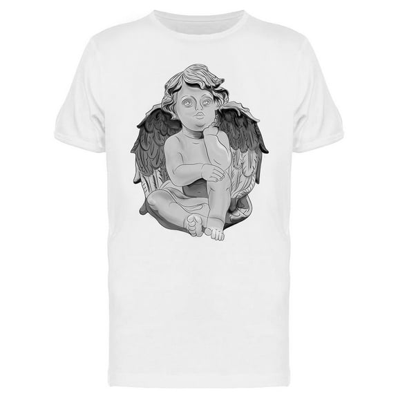 Little Angel Sculpture T-Shirt Men -Image by Shutterstock, Male XX-Large