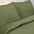 thumbnail image 6 of Superior Percale Cotton 300 Thread Count Solid Duvet Cover Set, 6 of 8