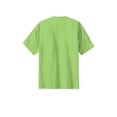 thumbnail image 6 of Port & Company Men's Classic Fit Tall Essential Cotton T-Shirt Lime Large Tall, 6 of 6