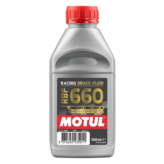 Motul RBF 660 - Racing DOT 4 Brake Fluid 500ml (Single)