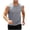 Z1 Gray, variant on Erwazi Men Casual Solid Ice Silk Crew Neck Sleeveless Top Quick Dry Athletic Workout Tank Top