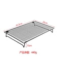 thumbnail image 2 of Multifunction and Multiscene Storage Rack Rack with Collapsible Legs 13.4x9.4inch Steel Baking Rack Stackable Cake Rack Nonstick Cookie Rack for Baked Goods Baking Cooking Roasting, 2 of 8