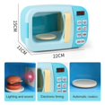 thumbnail image 2 of Ensemble de Jouets de Cuisine Micro-Ondes pour Enfants Électroménager - Bleu 13pcs, 2 of 8