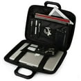 thumbnail image 2 of SUMACLIFE Cady Universal Tablet, eReader, Netbook, Laptop Hard Faux Leather Carrying / Shoulder Suit Case fits 13, 13.3, 14, 14.1 inch, 2 of 7