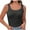 Black, variant on Aofany Tank Tops for Women Ribbed Tank Tops Sleeveless Slim Fit Pullover Shirts Solid Color Undershirt