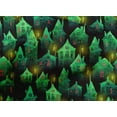 thumbnail image 4 of oneOone Cotton Poplin Jewel Green Fabric Halloween Quilting Supplies Print Sewing Fabric By The Yard 56 Inch Wide, 4 of 4