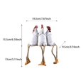 thumbnail image 2 of Animales De Resina Campo Americano Adorable Muñeca De Superior Para Pies Colgantes Figura De Gallo De Vaca Para Decoración Del Hogar Dormitorio Methold HA043513-02, 2 of 6