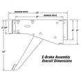 thumbnail image 2 of Lokar EFB-9003 LOCEFB-9003 BILLET ALUMINUM UNDER-THE-DASH FOOT OPERATED EMERGENCY BRAKE, 2 of 4