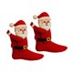 thumbnail image 1 of Calcetines navideños 3D novedosos y cálidos, hechos a mano, para regalar en cumpleaños a amigos. Papá Noel, 1 of 9