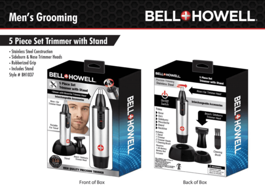 bell howell hair trimmer