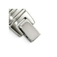 thumbnail image 4 of Stainless Steel Brushed and Polished with Black Enamel 8.25in Chain ; for Adults and Teens; for Women and Men, 4 of 5