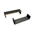 thumbnail image 5 of Abrihome Black Floating Wall Shelves 3-Tier, Home & Office Decor, 5 of 6
