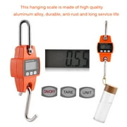 300kg 660LBS Heavy Duty Industrial Hook Mini Crane Hanging Weight Precise digita l LCD Display Scale With 3 Modes