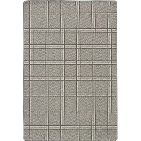 Milliken Imagine Area Rug PANE PLAID FOSSIL Pane Plaid Fossil Cubes Plaid 10 9 x 13 2 Rectangle