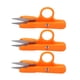 thumbnail image 2 of Tijeras Pequeñas De Ganchillo, Hoja Incisiva, Ligeras, Portátiles, Color Naranja, Acero Inoxidable, Mini Tijeras Para Bordar, 3 Uds., 2 of 7