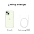thumbnail image 4 of iPhone 15 Apple 256GB Verde Telcel, 4 of 4
