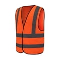thumbnail image 3 of Chaleco de seguridad AYKRM naranja reflectante ANSI clase 2 Medium, 3 of 6
