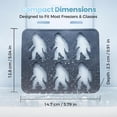 thumbnail image 2 of Bigfoot Silicone Ice Cube Tray – Sasquatch Shape, Reusable BPA-Free for Drinks Party Home Kitchen., 2 of 5