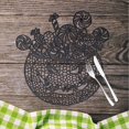 thumbnail image 4 of Pumpkin Placemats Thanksgiving Harvest Placemats Fall Placemats Heat-Resistant Absorbent Hollowed Tableware Mat for Thanksgiving, Halloween, Party and Wedding Table Decorations, 4 of 6