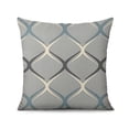 thumbnail image 2 of Modern Farmhouse Grey & Beige Patchwork Pillow Covers 16x16 Inch - Pack of 2 for Couch & Bed, 2 of 7