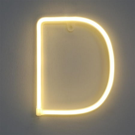 

【JCXAGR】 LED Letter Lights Light Up Plastic Letters Standing Hanging Warm Wihte Light