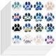 thumbnail image 1 of 320 pegatinas de huellas de patas de 3,54 x 3,54 pulgadas, autoadhesivas, decorativas, impermeables., 1 of 9