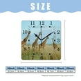 thumbnail image 2 of 16 Inch Wall Clock Battery Operated Square Clock for Office, Kitchen, Outdoor, Living Room,Giraffe Sky Landscape Nature Charming, 2 of 4