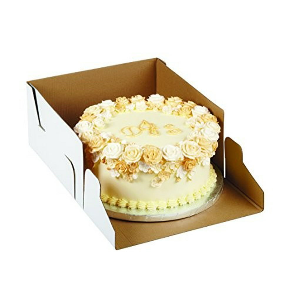 Wilton Corrugated Cake Boxes, 12" x 12" x 6", 2 Ct