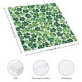 thumbnail image 3 of Qinduosi Lucky Clover Shamrocks Cloth Napkins Polyester St Patrick Dinner Napkins Great for Special Occasions or Dinner Parties 2 PCS, 3 of 7