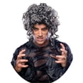 thumbnail image 2 of Adult Mens Colonial Style Grey 18th Century Zombie Vampire Wig, 2 of 2