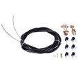 thumbnail image 2 of Zcargel Universal Rear Parking Brake Cable Kit, Emergency Electronic Brake Cables with Complete Hardware, Fits Custom Cars and Trucks, OE 330-9371, Includes Clevis, Adjusters, and Cable Supports, 2 of 12